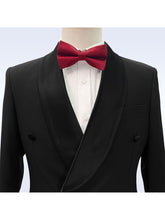 Costume Homme à Double Boutonnage avec Revers Châle à Trois Boutons