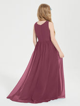 Junior Robes de Demoiselle d'Honneur Asymétriques Exquises Mûre
