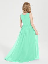 Junior Robes de Demoiselle d'Honneur Asymétriques Exquises Turquoise