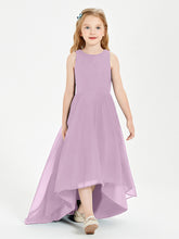 Junior Robes de Demoiselle d'Honneur Asymétriques Exquises Glycine