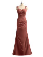Robe Dentelle Appliquée Bretelle Fourreau Dos Nu terracotta