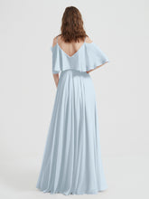 Volants Manches Spaghetti Bretelle Mousseline Robes Brume