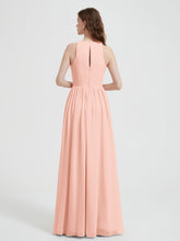 Licou Mousseline Simple Robe Avec Fente Corail