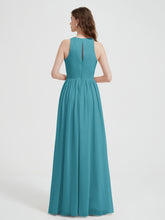 Licou Mousseline Simple Robe Avec Fente Jade