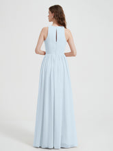 Licou Mousseline Simple Robe Avec Fente Brume