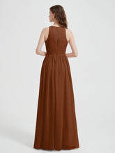 Licou Mousseline Simple Robe Avec Fente terracotta