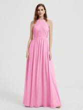 Licou Mousseline Robes Avec Corsage Plissé Rose Bonbon