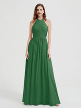 Licou Mousseline Robes Avec Corsage Plissé Emeraude