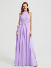 Licou Mousseline Robes Avec Corsage Plissé Lilas
