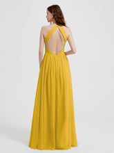 Licou Mousseline Robes Avec Corsage Plissé Souci