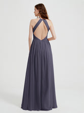 Licou Mousseline Robes Avec Corsage Plissé Orageux