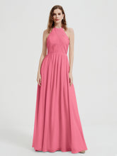 Licou Mousseline Robes Avec Corsage Plissé Pastèque