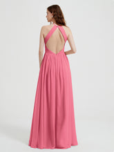 Licou Mousseline Robes Avec Corsage Plissé Pastèque