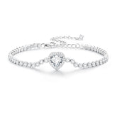Bracelet Coeur Étincelant