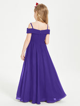 Chic Robes de Demoiselles d'Honneur Junior Hors de l'Épaule Régence