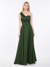 Paillettes Bustier Mousseline Jupe Robe Olive Verte