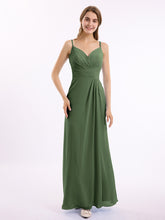 Col En Cœur Mousseline Tenue Avec Double Bretelless Olive Verte