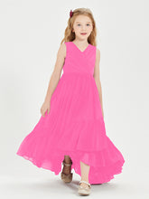 Boho Robes de Demoiselles d'Honneur Junior à Jupe en Cascade Azalée