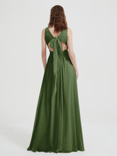Dos Ouvert Mousseline Robes Avec Col En V Mousse