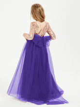 Robe Étincelante de Demoiselle d'Honneur Junior Top en Paillettes Régence