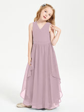 Robes de Demoiselle d'Honneur Junior en Mousseline de Style Boho Dusk