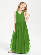 Robes de Demoiselle d'Honneur Junior en Mousseline de Style Boho Mousse