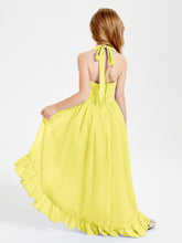 Junior Robes de Demoiselle d'Honneur Boho à la Mode Citron
