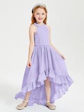 Junior Robes de Demoiselle d'Honneur Boho à la Mode Lilas