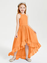 Junior Robes de Demoiselle d'Honneur Boho à la Mode Orange