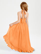 Junior Robes de Demoiselle d'Honneur Boho à la Mode Orange