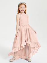 Junior Robes de Demoiselle d'Honneur Boho à la Mode Rose Perle