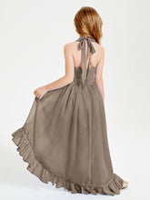 Junior Robes de Demoiselle d'Honneur Boho à la Mode Taupe
