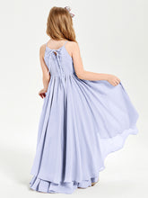 Robes de Demoiselle d'Honneur Junior en Mousseline Lavande