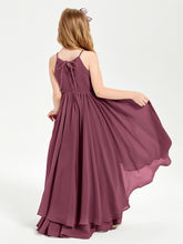 Robes de Demoiselle d'Honneur Junior en Mousseline Mûre