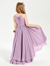Robes de Demoiselle d'Honneur Junior en Mousseline Glycine