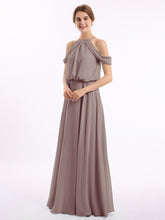 Licou Hors De l'Épaule Robe Avec Blouson Corsage Dusk