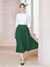 Éblouissantes en Strass: Robe à Col en Scoop Vert Foncé