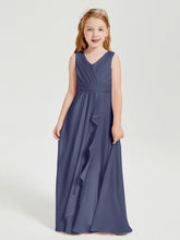 Boho Robes de Demoiselle d'Honneur Longues en Mousseline Orageux