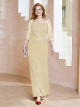 Robe Longueur au Sol à Encolure Carrée avec Paillettes Champagne