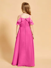 Robes de Demoiselle d'Honneur Junior à Hors de l'Épaule Azalée