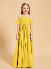 Robes de Demoiselle d'Honneur Junior à Hors de l'Épaule Souci