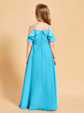 Robes de Demoiselle d'Honneur Junior à Hors de l'Épaule Piscine