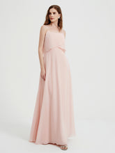 Spaghetti Bretelles Simple Robes De Demoiselle d'Honneur Rose Perle