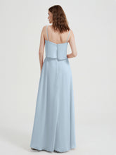 Spaghetti Bretelles Simple Robes De Demoiselle d'Honneur Brume