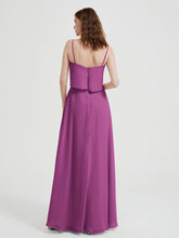 Spaghetti Bretelles Simple Robes De Demoiselle d'Honneur Orchidee
