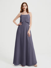 Spaghetti Bretelles Simple Robes De Demoiselle d'Honneur Orageux