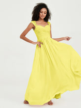 Col En Cœur Mousseline Robes Avec Dentelle Mancherons Citron