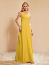 Robe de Demoiselle d'Honneur Empire Sans Manches avec Nœud Papillon Souci