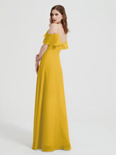 Spaghetti Bretelles Col En V Mousseline Robes Longues Souci