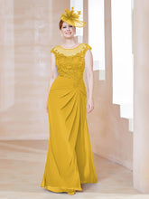 Robe en Mousseline Dentelle à Col Illusion Scoop Souci